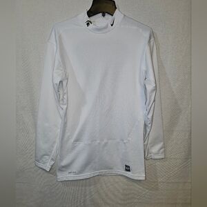 Nike Combat Dri Fit White Men's Long Sleeve Shirt